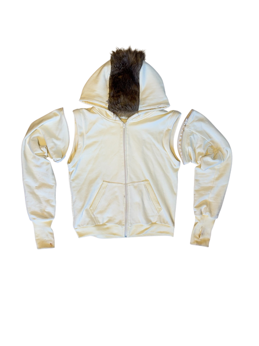 MOHAWK HOODIE CREAM
