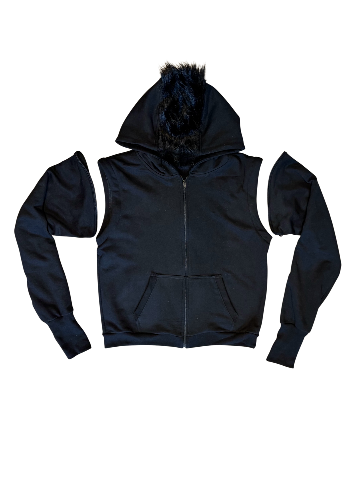 MOHAWK HOODIE BLACK
